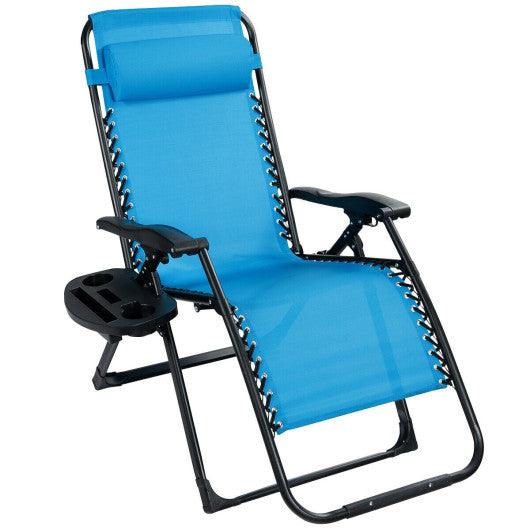 Oversize Lounge Chair with Cup Holder of Heavy Duty for outdoor-Blue at Set Shop and Smile
